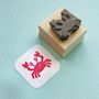 Cheeky Crab Rubber Stamp, thumbnail 1 of 2