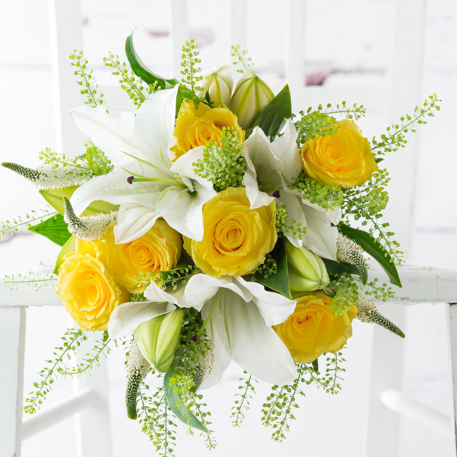lemon zest fresh flowers bouquetappleyard london