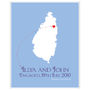 Engaged In St Lucia Personalised Print, thumbnail 7 of 11
