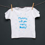 Personalised Toddler Announcement T Shirt, thumbnail 2 of 4