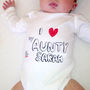 Personalised I Love My Aunty Bodysuit, thumbnail 3 of 7
