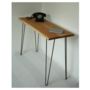 Margot Console Table Desk With Hairpin Legs, thumbnail 1 of 7