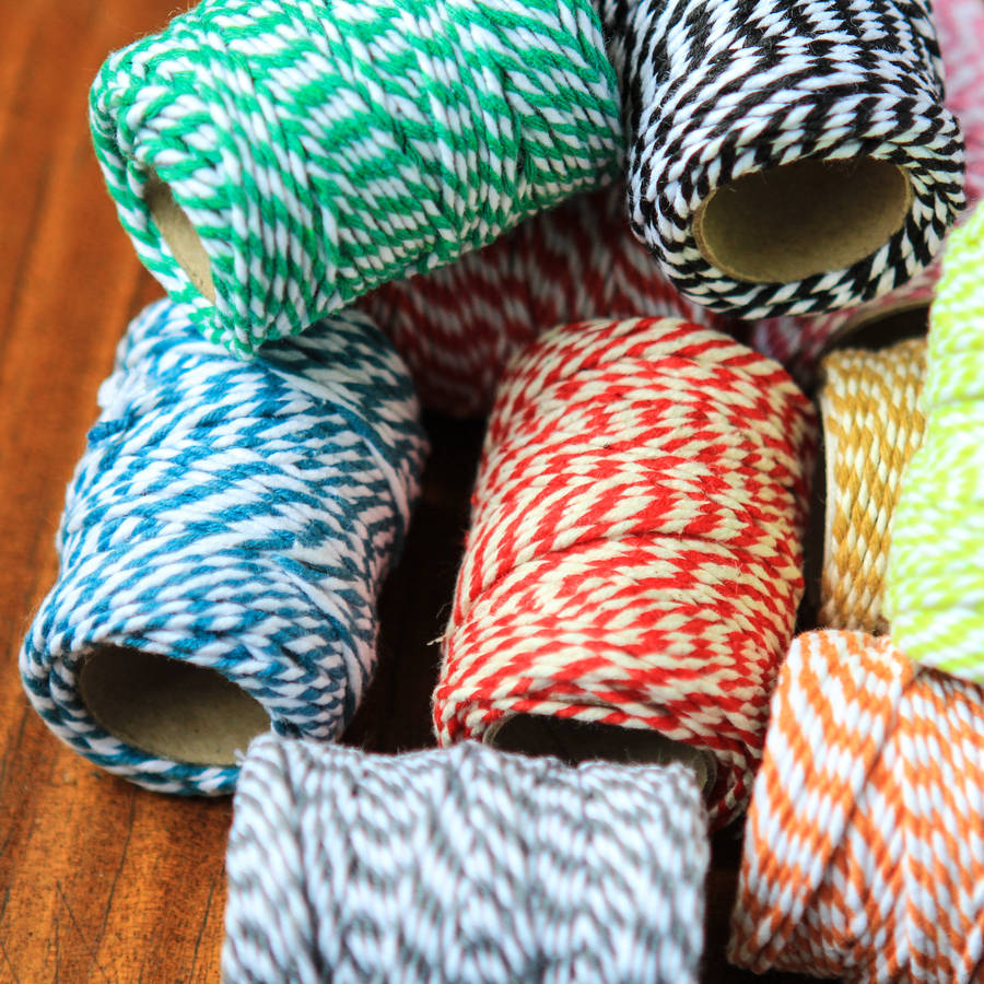 Striped British Bakers Twine By Berylune | notonthehighstreet.com