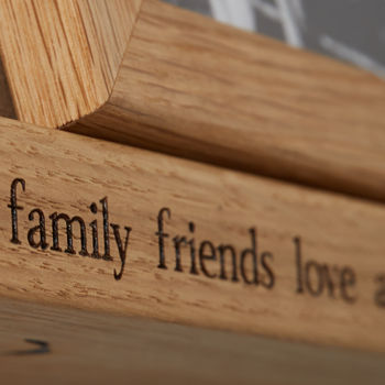 Personalised Multi Frame Shelf With Four Frames, 6 of 11