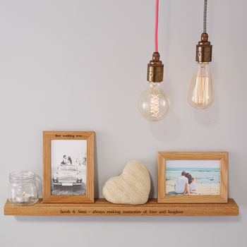Personalised Multi Frame Shelf With Four Frames, 10 of 11