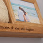 Personalised Multi Frame Shelf With Four Frames, thumbnail 9 of 11