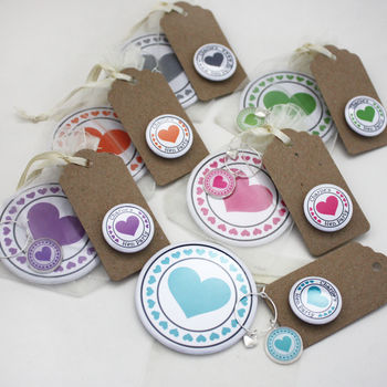 Six Hen Party Mirror And Wine Charm Favours, 4 of 7