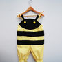 Bumble Bee Baby Romper, thumbnail 3 of 5