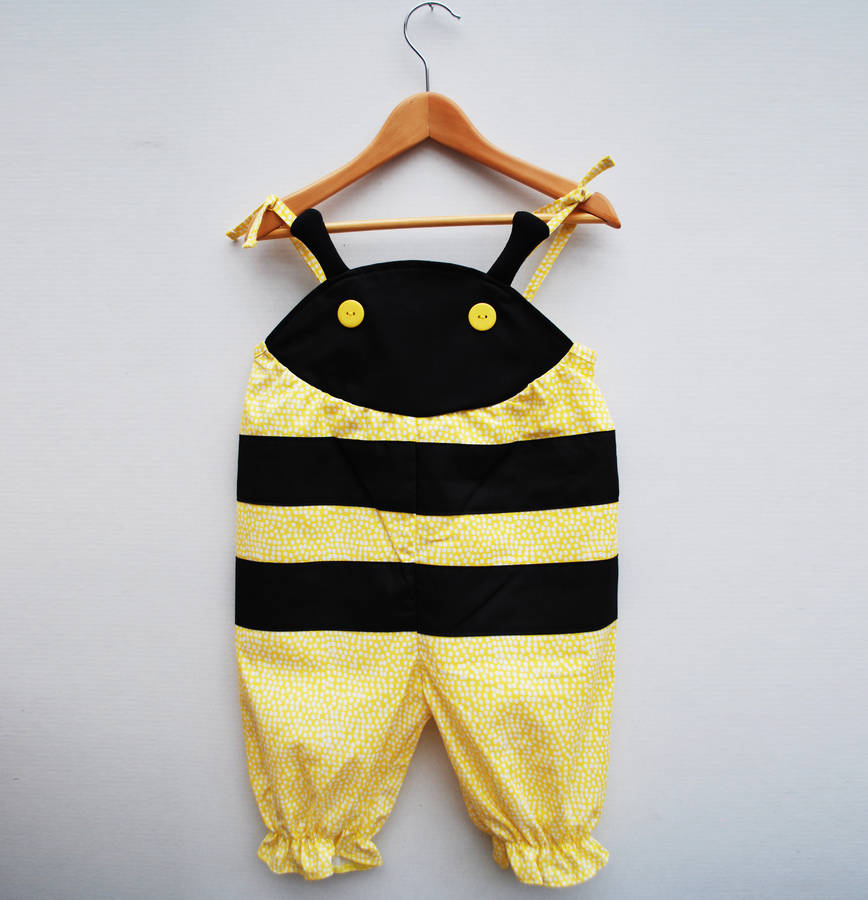 Bumble Bee Baby Romper By Wild Things Funky Little Dresses ...