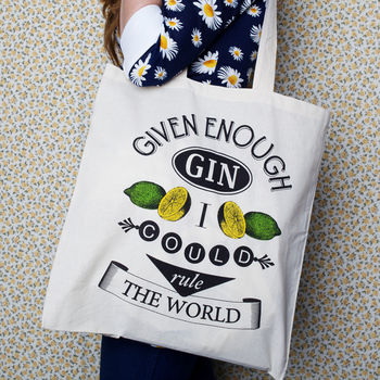 'Given Enough Gin' Tote Bag, 2 of 4