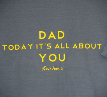 Personalised Dad's T Shirt, 2 of 2