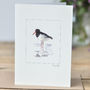 Bird Greeting Card, Oystercatcher, thumbnail 2 of 2
