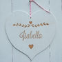 Child's Hanging Wooden Name Plaque, thumbnail 5 of 6