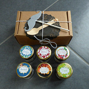 Thank You Dad Mini Jam And Marmalade Taster Box, 2 of 4