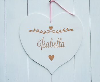 Child's Hanging Wooden Name Plaque, 6 of 6