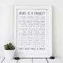 Personalised Family Print With Family Poem By Bespoke Verse ...