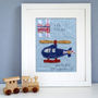 Personalised Boys Alphabet Embroidered Picture Gift, thumbnail 1 of 12