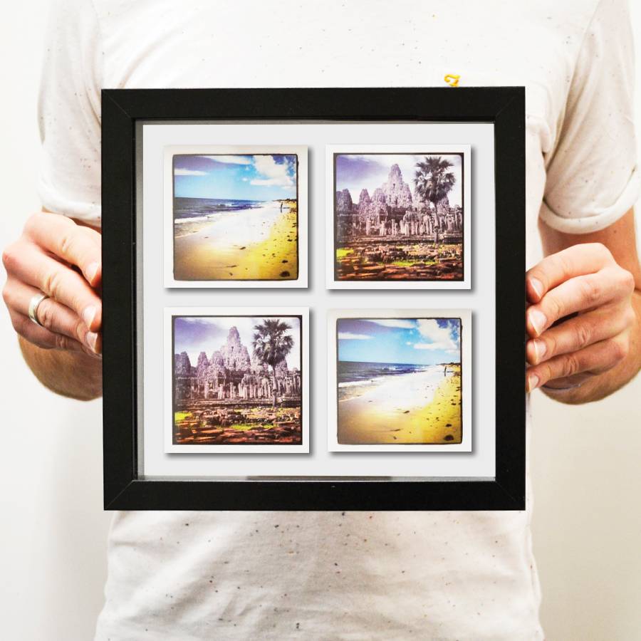 Personalised 3 D Box Framed Print By Instajunction