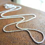 Sterling Silver Ball Chain For Heart And Ring Charms, thumbnail 1 of 3