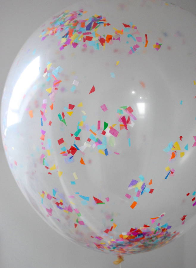 jumbo confetti balloon by pops of colour