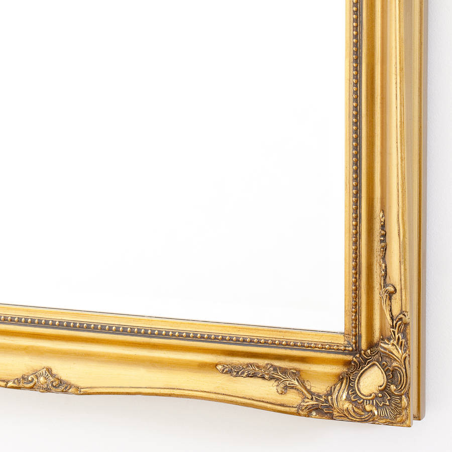 simple classic french gold mirror by decorative mirrors online ...