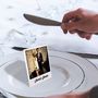 Personalised Mini Stand Up Place Setting Photo Cards, thumbnail 2 of 5
