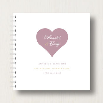 Personalised Wedding Planner Book, 9 of 11