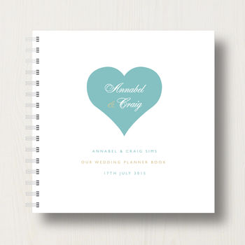 Personalised Wedding Planner Book, 10 of 11