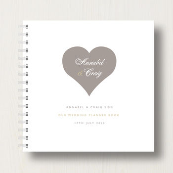Personalised Wedding Planner Book, 11 of 11