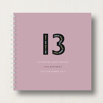 Personalised 13th Birthday Memories Album, 9 of 12