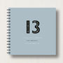Personalised 13th Birthday Memories Album, thumbnail 12 of 12