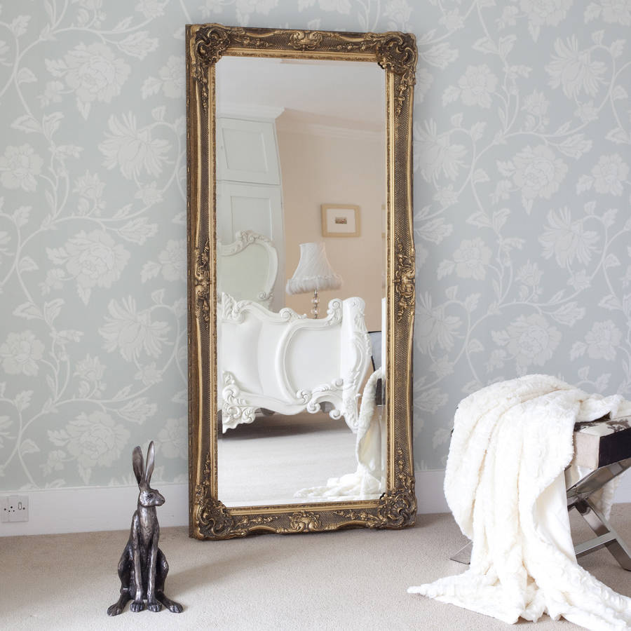 ornamental gold dressing mirror by decorative mirrors online