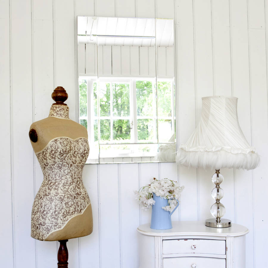 plain all glass mirror by decorative mirrors online