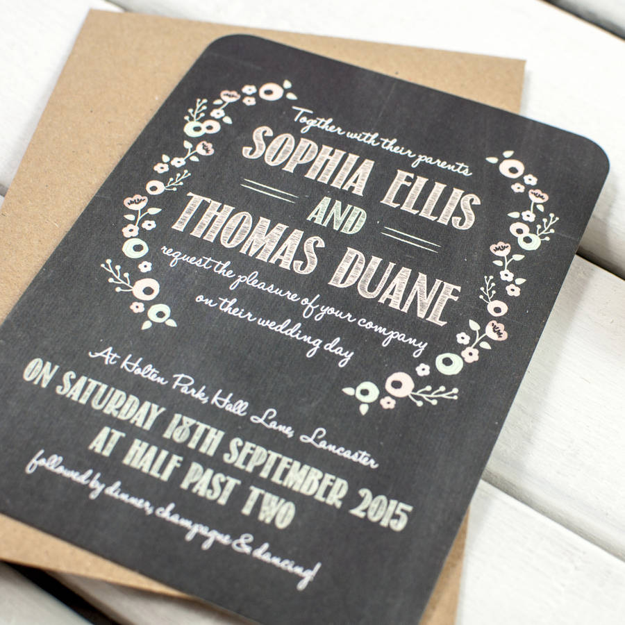 chalkboard wedding invitations. wedding theme ideas inspiration chalkboard wedding invitations. wedding theme ideas inspiration, Wedding invitations