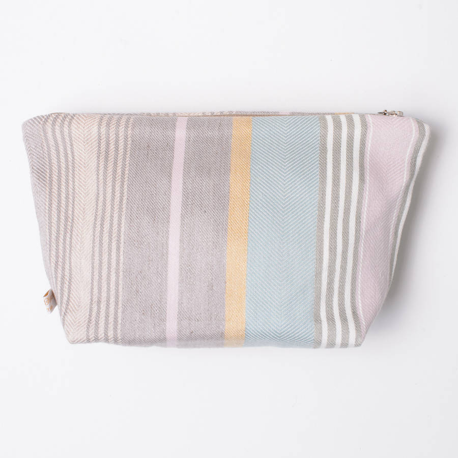 Mistley Stripe Wash Bag, 1 of 2