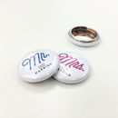 pack of 100 team bride and groom wedding favour badges by the good mood ...