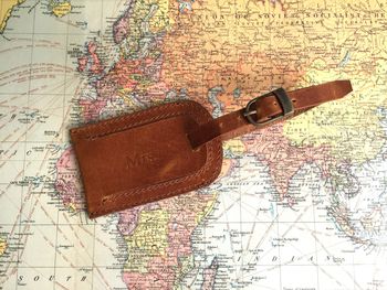 Leather Luggage Tag, 6 of 12