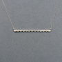 Scalloped Bar Necklace, thumbnail 4 of 8