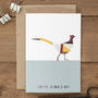 Pheasant Father's Day Card, thumbnail 1 of 2