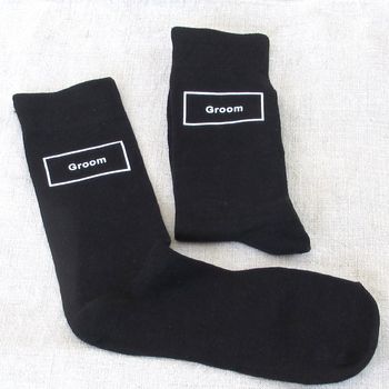 Groom Wedding Socks, 2 of 4