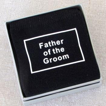 Father Of The Groom Wedding Socks, 2 of 6