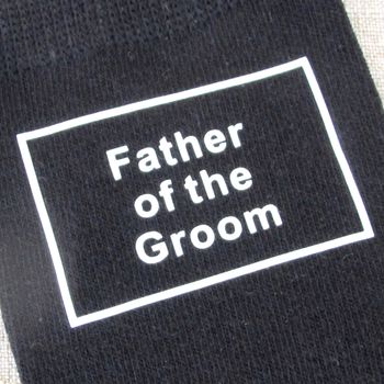 Father Of The Groom Wedding Socks, 5 of 6