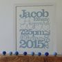 Personalised Baby Birth Details Papercut, thumbnail 3 of 7