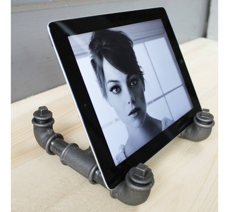 Industrial Pipe Stand For iPad And Tablets, 1 of 11
