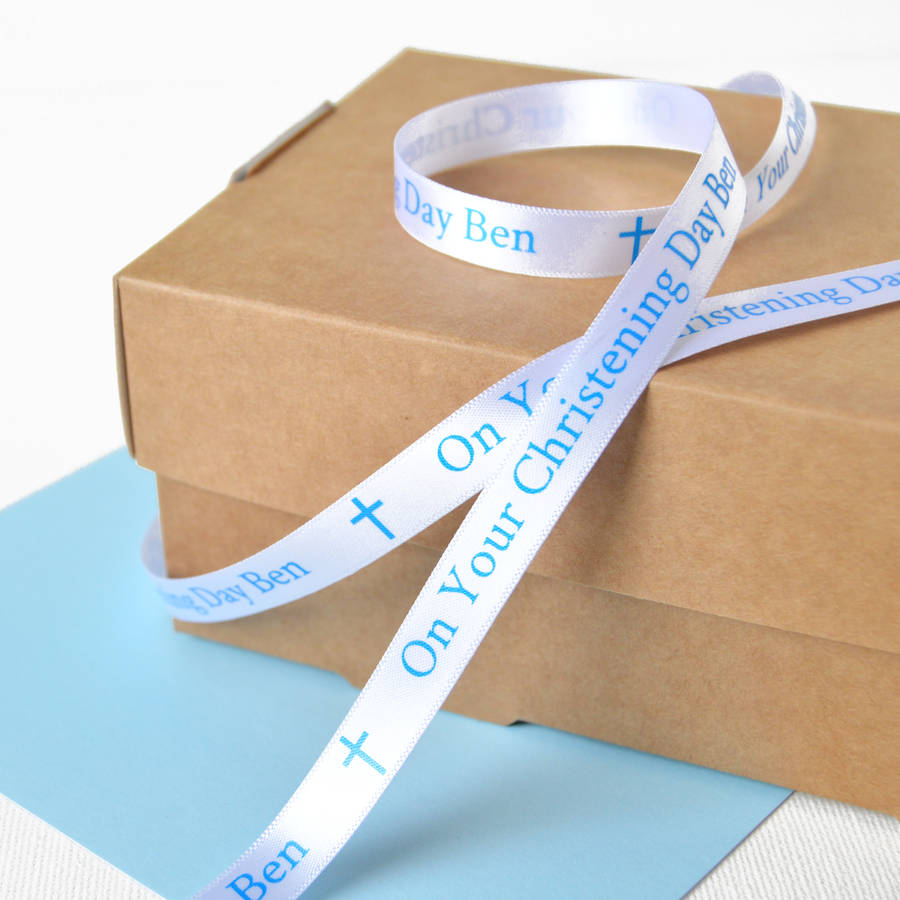 Details about   10mm PERSONALISED RIBBON SATIN Birthdays Christening PRINTED FOIL 