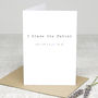 'Good Bits' Dad Greetings Card, thumbnail 1 of 1