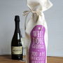 Personalised 'Well Done' Graduation Bottle Bag, thumbnail 1 of 4