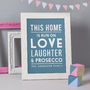 Personalised 'This Home Is Run On' Print, thumbnail 3 of 6