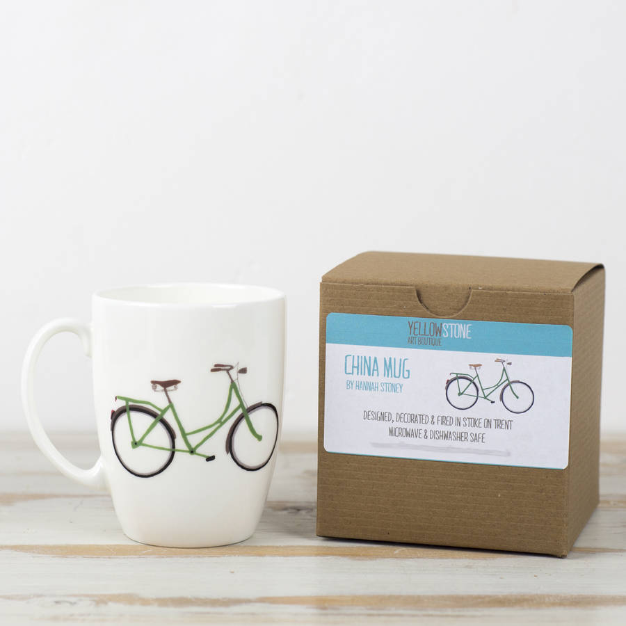 bike mug by yellowstone art boutique | notonthehighstreet.com