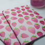 Strawberries Print Notebook, thumbnail 3 of 3